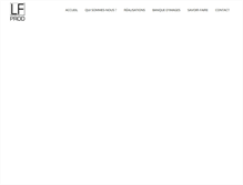 Tablet Screenshot of lf-prod.com